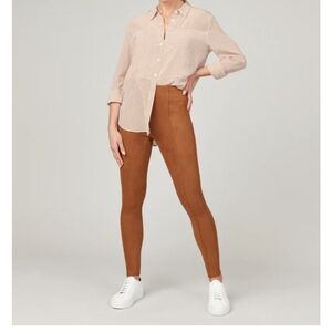 Spanx Faux Suede Leggings - Medium